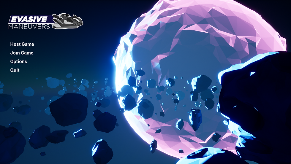 "Main Menu" First Iteration
