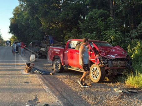 Grave acidente é registrado na BR-287 em Santiago