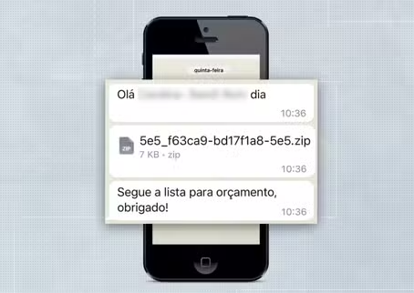 Cuidado com o arquivo ZIP: conheça golpe com vírus pelo WhatsApp que faz vítimas no RS
