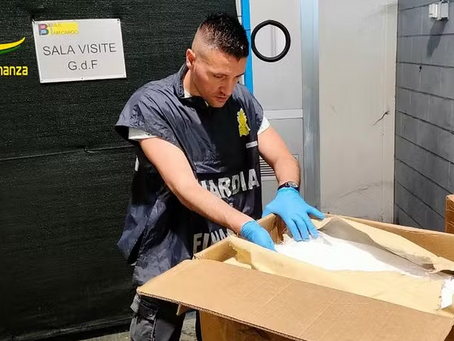 Itália anuncia apreensão de drogas sintéticas avaliadas em mais de R$ 3,7 bilhões