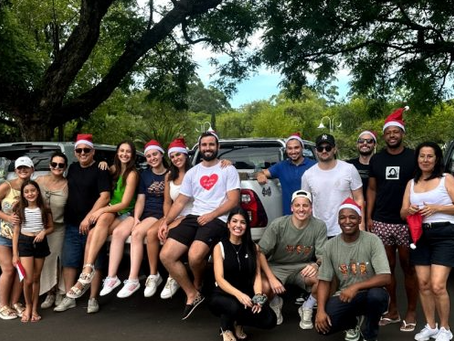 Ex-BBB Matteus Amaral reúne amigos e espalha solidariedade pelos bairros de Alegrete