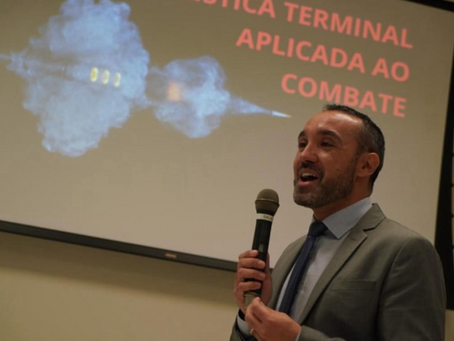 Delegado Guilherme Milan Antunes palestra em evento promovido pelo Ministério Público de Sergipe