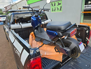 Golpe do falso comprovante é desvendado e Polícia Civil de Santiago e recupera motocicleta elétrica avaliada em mais de R$ 10 mil