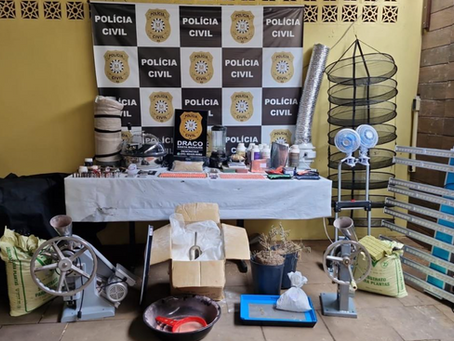 Estudante de Engenharia Química é preso após polícia desarticular laboratório de drogas sintéticas em Santa Maria