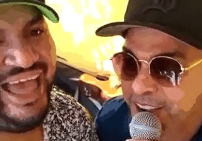 VÍDEO: A caminho de aeroporto, Zezé di Camargo ouve a própria música, desce do carro e dá palhinha