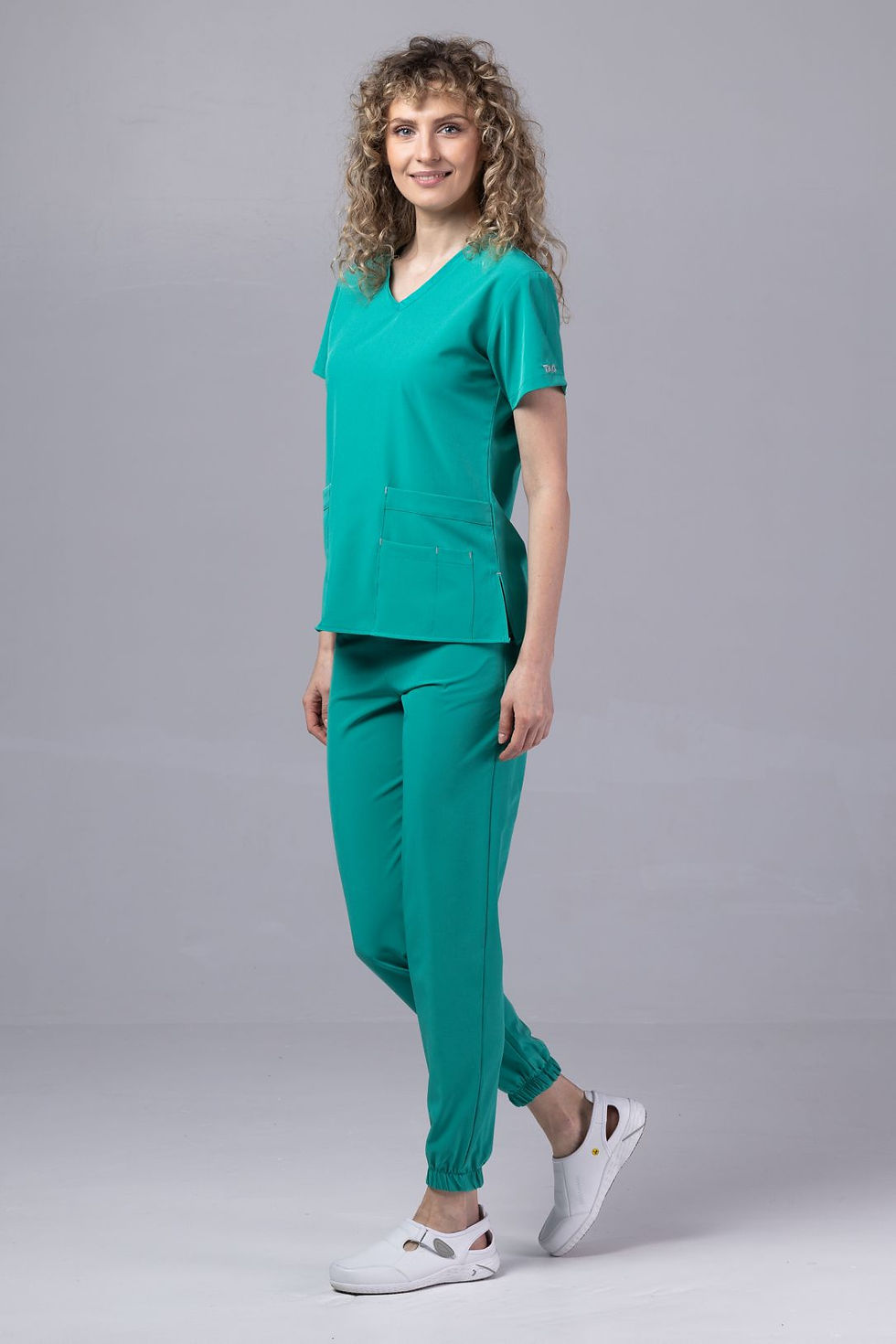 Miniaturbild: Set Kasack EVA u. Jogger Hose | Active-Stretch | 30°C | Grünton