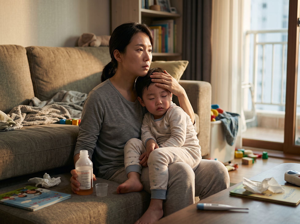 Q: 항생제 복용 4일 차인데 오후마다 37.6도 미열이 납니다. 병원에 다시 가야 할까요?