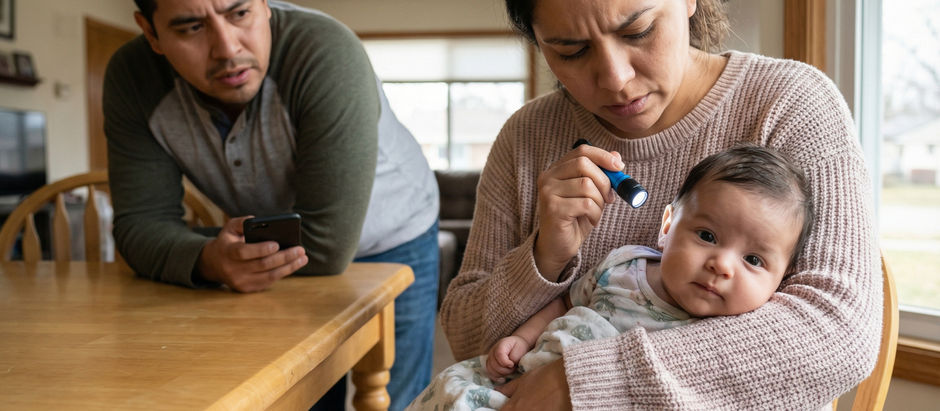 P: La maestra de la guardería le aplicó accidentalmente jarabe antihistamínico oral en la oreja a mi bebé. ¿Estará bien?