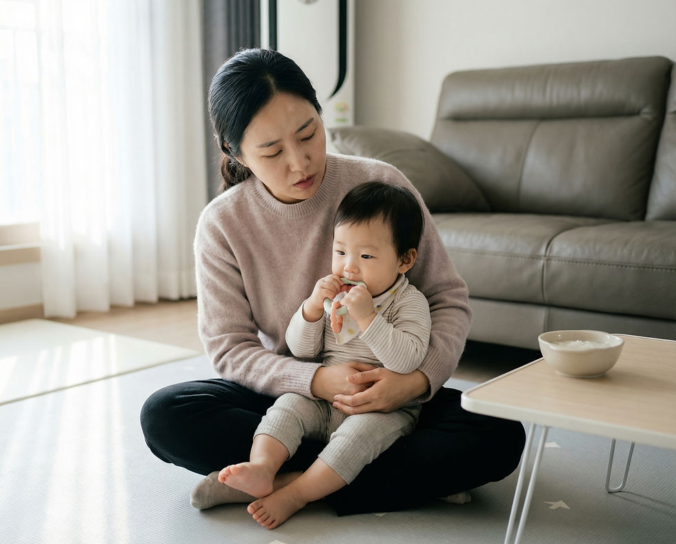 Q: 14개월 아기, 치아가 늦게 나고 열성경련도 했는데 괜찮을까요?