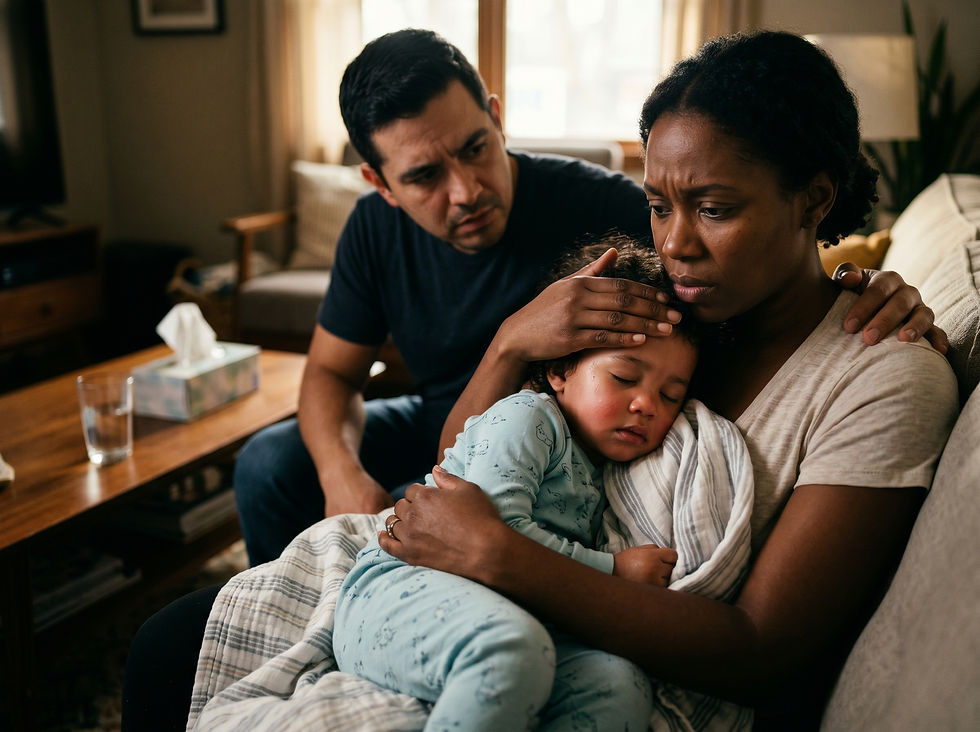 Q: My 3-year-old had Influenza A and the fever dropped, but a 40°C (104°F) high fever returned after 5 days. Is this normal or should we see a doctor?