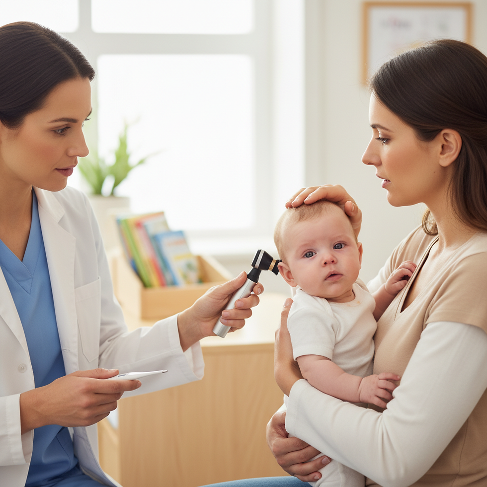 P: Mi bebé tiene fiebre y ojos rojos tras tratar la malaria. ¿Es una recaída o algo nuevo?