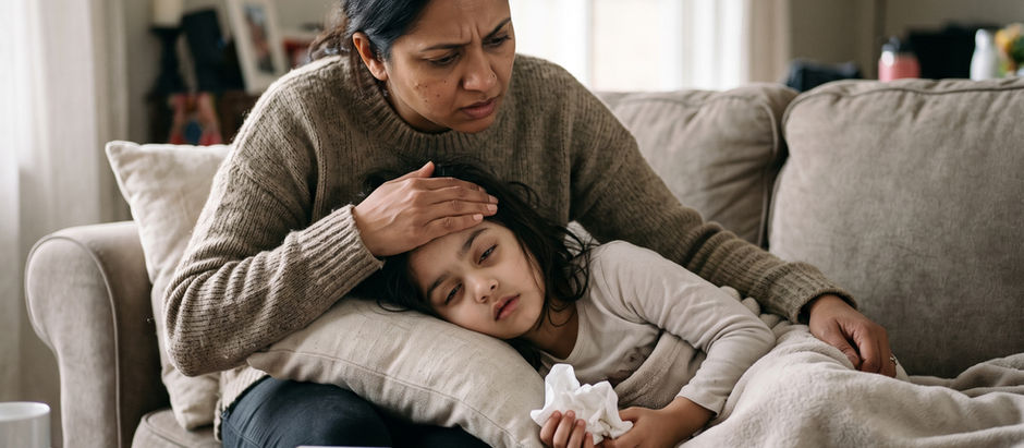 Q: Is a persistent fever, headache, and lethargy two weeks after Influenza A an aftereffect?