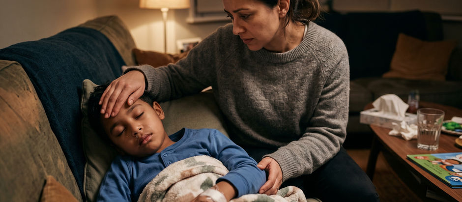 Q: My child was diagnosed with Influenza A and now has a stomachache. Is this normal?