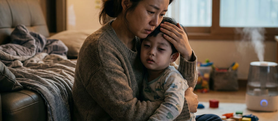 Q: 5일째 해열제를 먹어도 10시간마다 다시 고열이 나고 기침, 가래가 심해집니다. 아이 기력도 떨어지는데 주말이라도 병원에 가야 할까요?