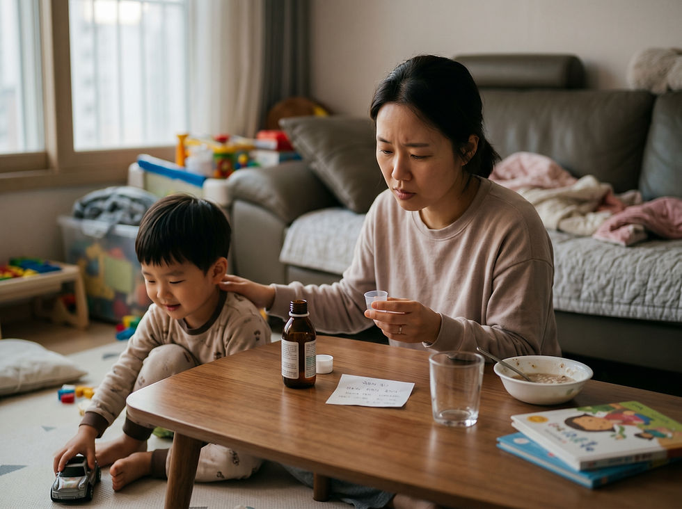 Q: 열이 떨어졌을 때 해열진통제가 포함된 감기약을 계속 복용해도 되나요?