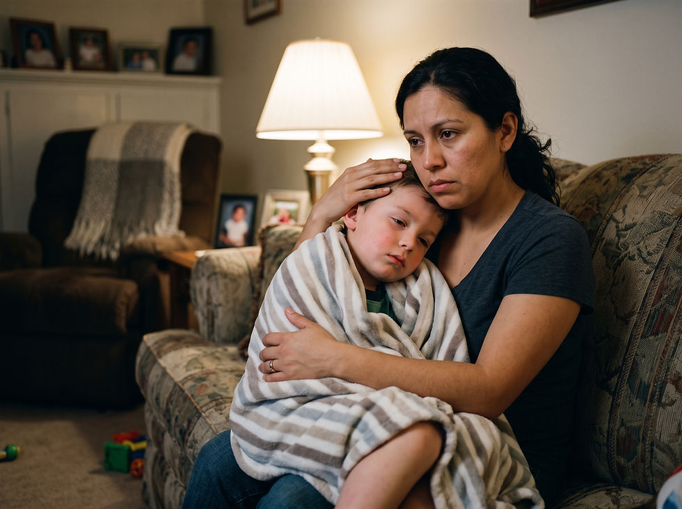 P: Mi hijo tiene influenza A y la fiebre sube a 39,9 °C incluso tras tomar un antipirético. ¿Qué debo hacer?