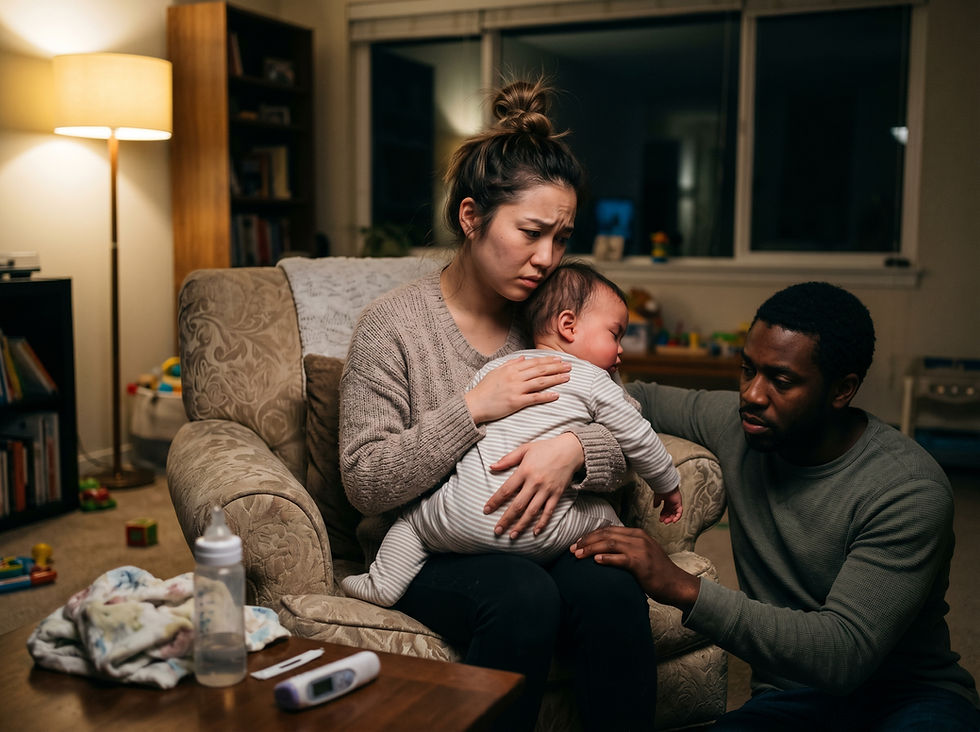 Q: My baby has a persistent mild fever a week after getting gastroenteritis. Is this an aftereffect?