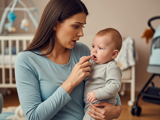 Q: My 5-month-old baby has a cough, possibly from me. What can I do to help him? He has no fever.