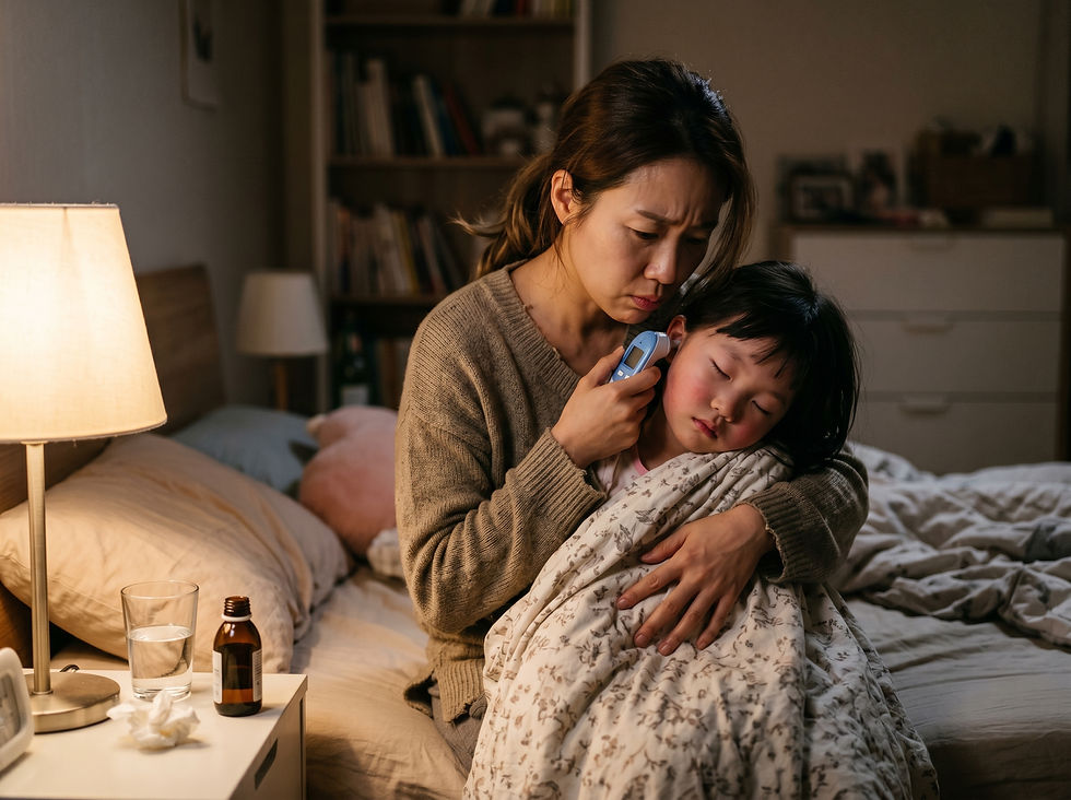 Q: 해열 수액을 맞고 집에 와서 바로 다른 해열제를 또 먹였는데 괜찮을까요?