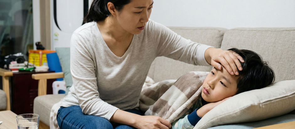 Q: 8살 아이가 3-4일 간격으로 열이 반복돼요. 큰 병일까요?