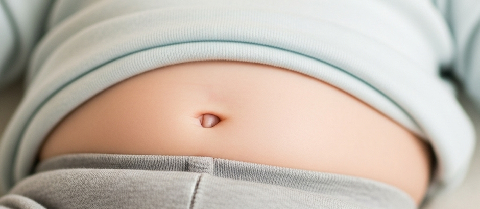 Q: My 9-month-old's belly button looks like a bulge. Is this an umbilical hernia, and should I see a doctor even if there's no pain?