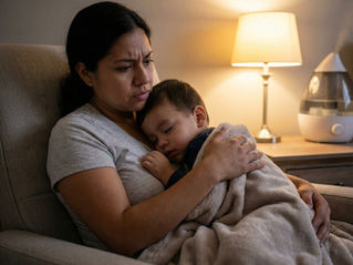 P: Mi hijo de 30 meses tiene tos perruna y moco amarillo tomando medicina para el resfriado. ¿Debemos volver al médico?