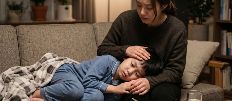 Q: 6살 아이가 장염에 걸렸는데, 구토와 설사는 심하지 않지만 너무 처지고 졸려하며 배를 계속 아파합니다. 4일째인데 왜 더 안 좋아지는 걸까요?