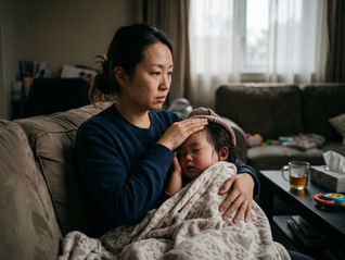 Q: My 33-month-old has had a fever and ear infection for 6 days despite antibiotic changes. Should we test for the flu?