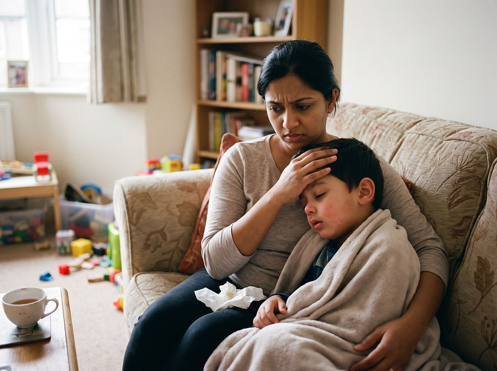 Q: My child has had a low-grade fever for 4 days with a cough. Could it be pneumonia, and should we see a doctor?