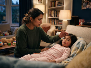 Q: My child's flu fever dropped after taking Tamiflu but returned 40 hours later. Is this normal or a complication? Does a 14.5-hour dose gap matter?