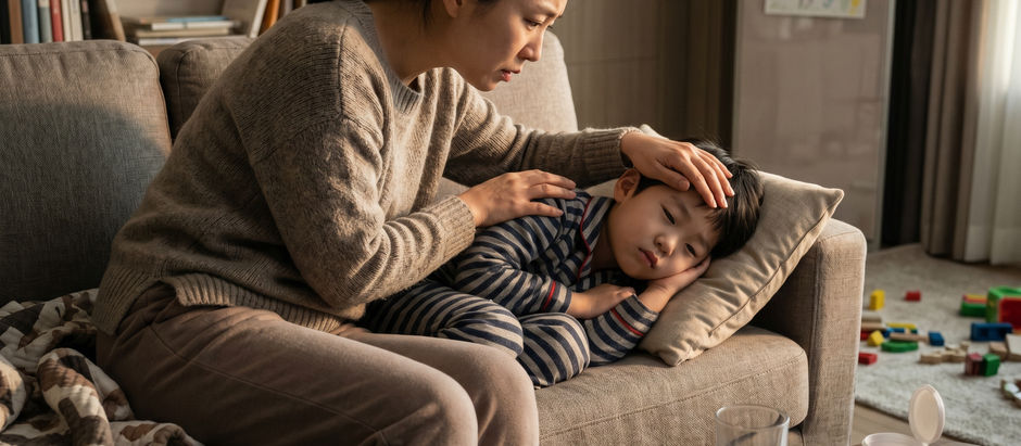 Q: 편도염으로 열이 나고 잠만 자며 소변량이 적은 아이, 응급실에 가야 할까요?