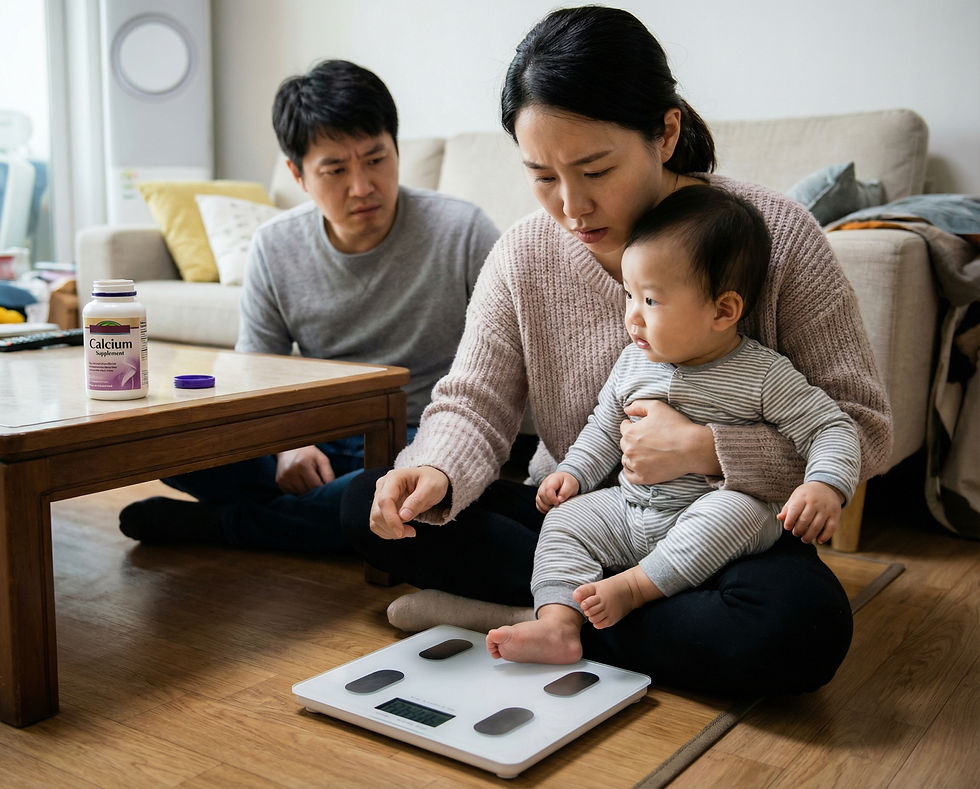 Q: 생후 12개월 아기, 출생 체중 2.7kg인데 현재 6.9kg입니다. 저체중인가요?