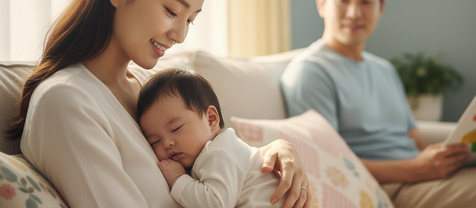 Q: 아기 감기가 2주째인데, 코막힘과 가슴 그르렁 소리가 심해요. 병원에 가야 할까요?