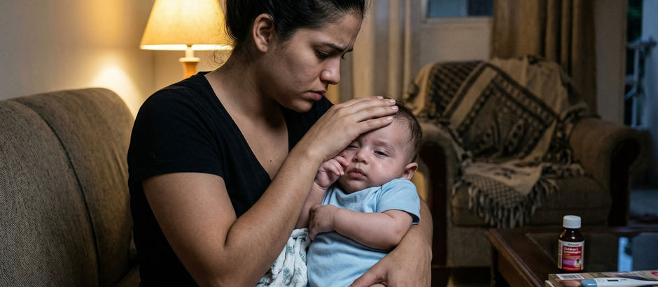 P: Mi bebé de 4 meses tiene fiebre tras las vacunas. ¿Doy más medicamento o voy a urgencias?