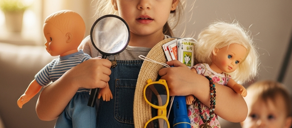 Q: My 2.5-year-old daughter holds onto multiple toys all day. Should I be concerned?