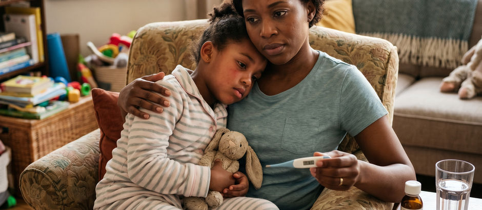 Q: Does my 7-year-old need a flu test if she only has a low-grade fever with an ear infection and tonsillitis?