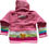 Thumbnail: Children's Peruvian Themed Full Zip Sweater - Pink Shades Size 4