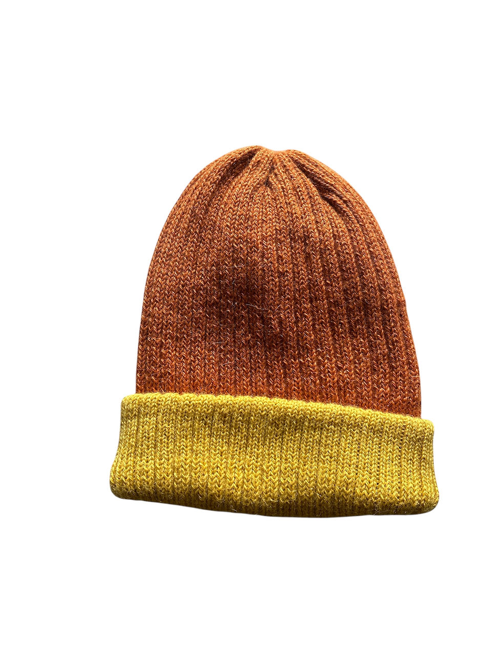 Thumbnail: 100% Alpaca Reversible Ribbed Beanie