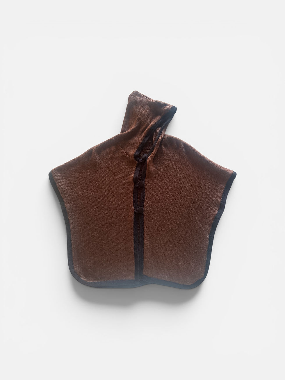 Thumbnail: Peruvian 100% Alpaca Poncho With Hood
