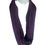 Thumbnail: 100% Baby Alpaca Patterned Loop Scarf - Shades of Purple