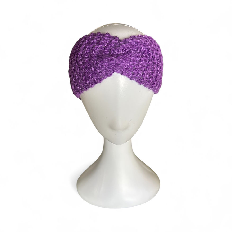 Thumbnail: Handknit Twist Headband