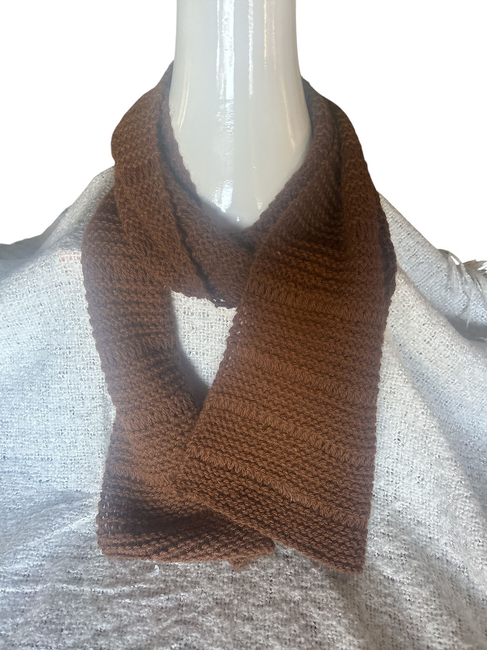 100% Alpaca handknitted scarf