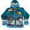 Thumbnail: Children's Peruvian Themed Full Zip Sweater - Blue Shades Size 6