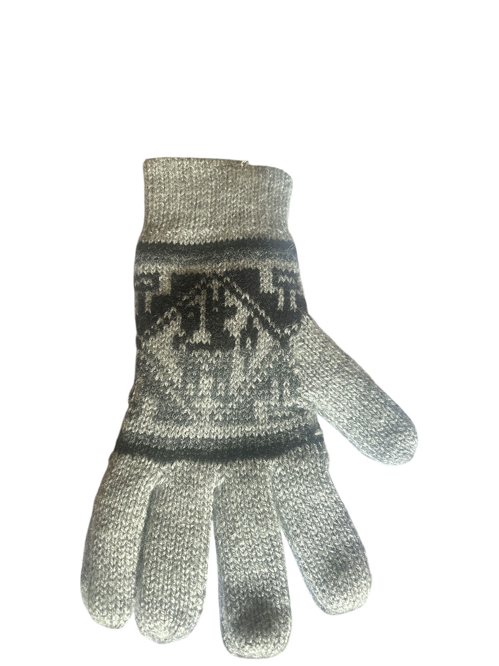Thumbnail: Reversible Patterned Gloves - Double Thickness