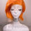 Миниатюра: Synthetic Lace Wig Short  Wavy  - White & Salamander