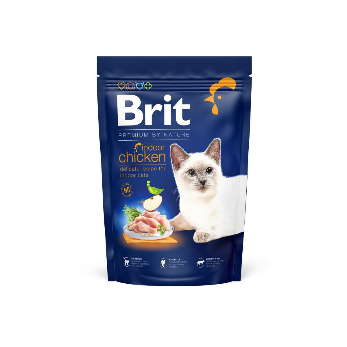 Сухий корм для котів, які живуть у приміщенні Brit Premium by Nature Cat Indoor з куркою 1,5 кг