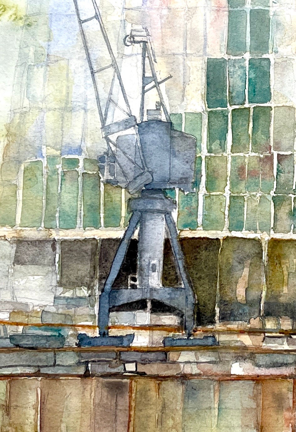 Thumbnail: Sentinels - Watercolour - 30 x 50cm