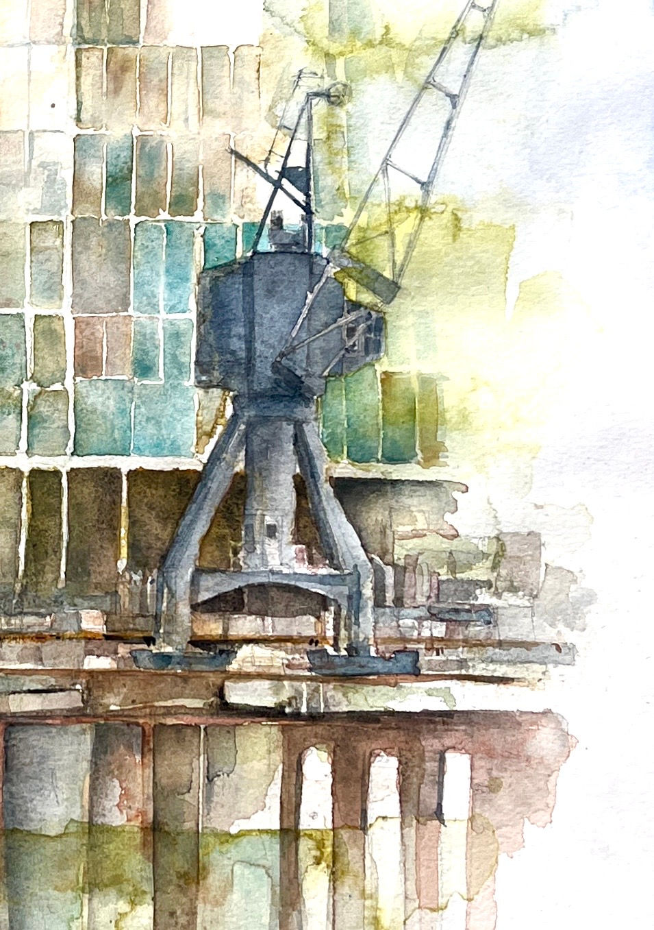 Thumbnail: Sentinels - Watercolour - 30 x 50cm