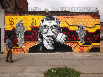 1.¿Qué expresan estos graffitis?