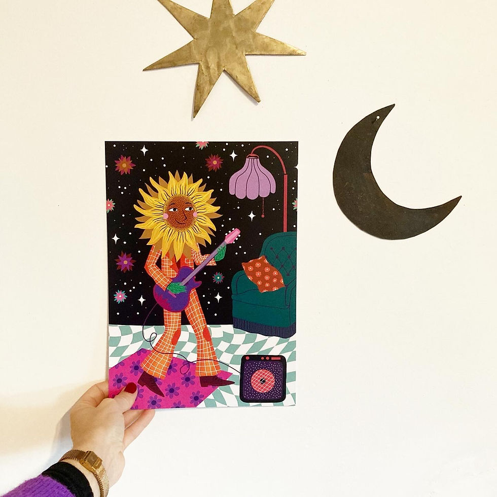 Miniature : Tournesol sixties 